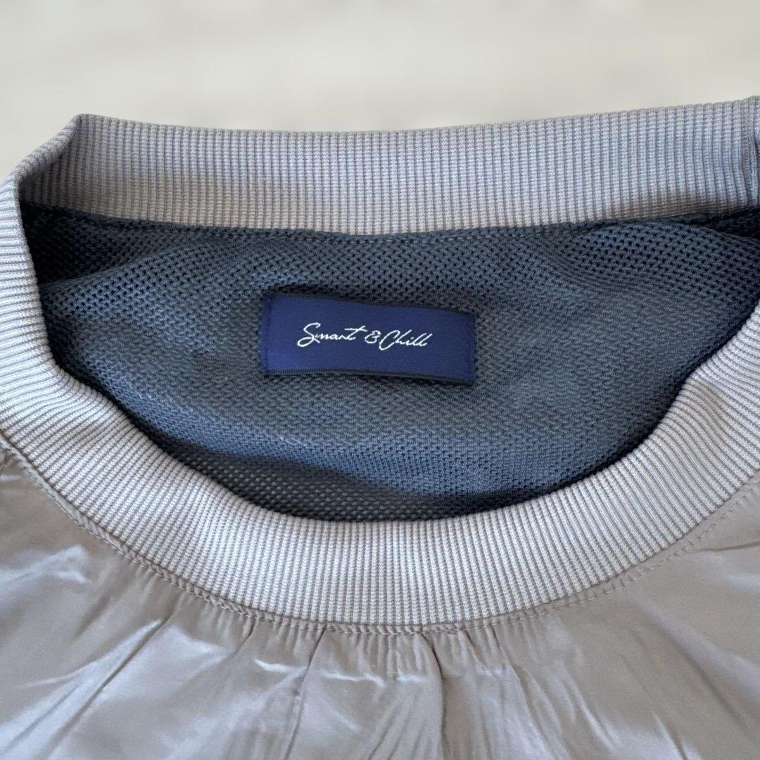 SMART & CHIL ブルゾン グレー Lサイズ ゴルフウエア メンズ