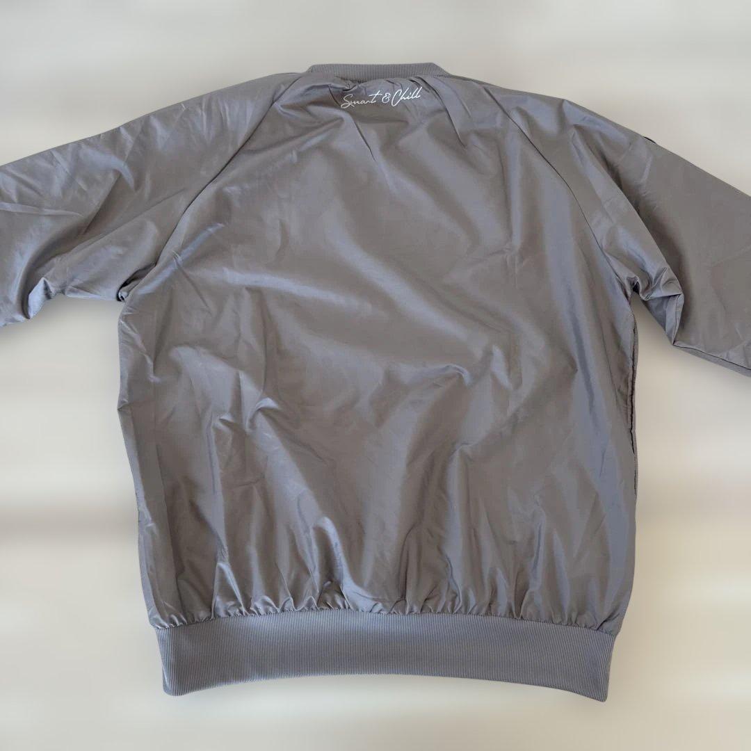 SMART & CHIL ブルゾン グレー Lサイズ ゴルフウエア メンズ