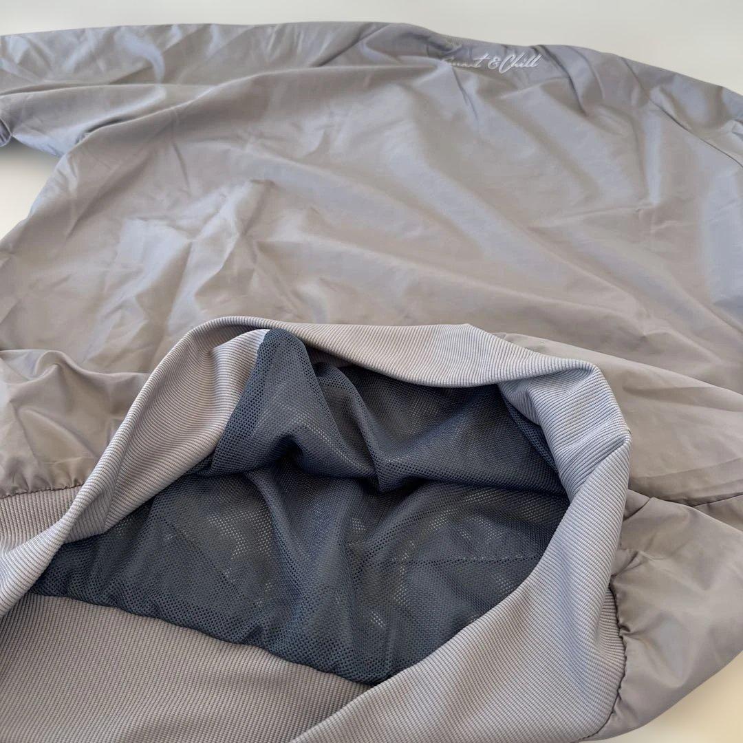 SMART & CHIL ブルゾン グレー Lサイズ ゴルフウエア メンズ