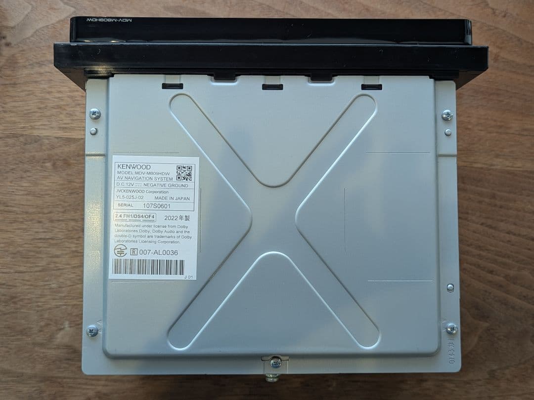 KENWOOD 彩速ナビ MDV-M809HDW