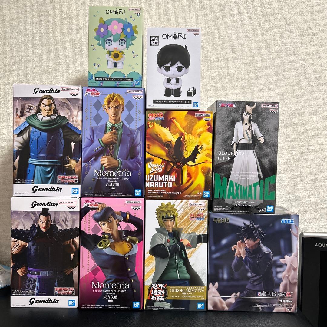 NARUTO・呪術廻戦・ジョジョ他 フィギュア10点まとめ売り - メルカリ