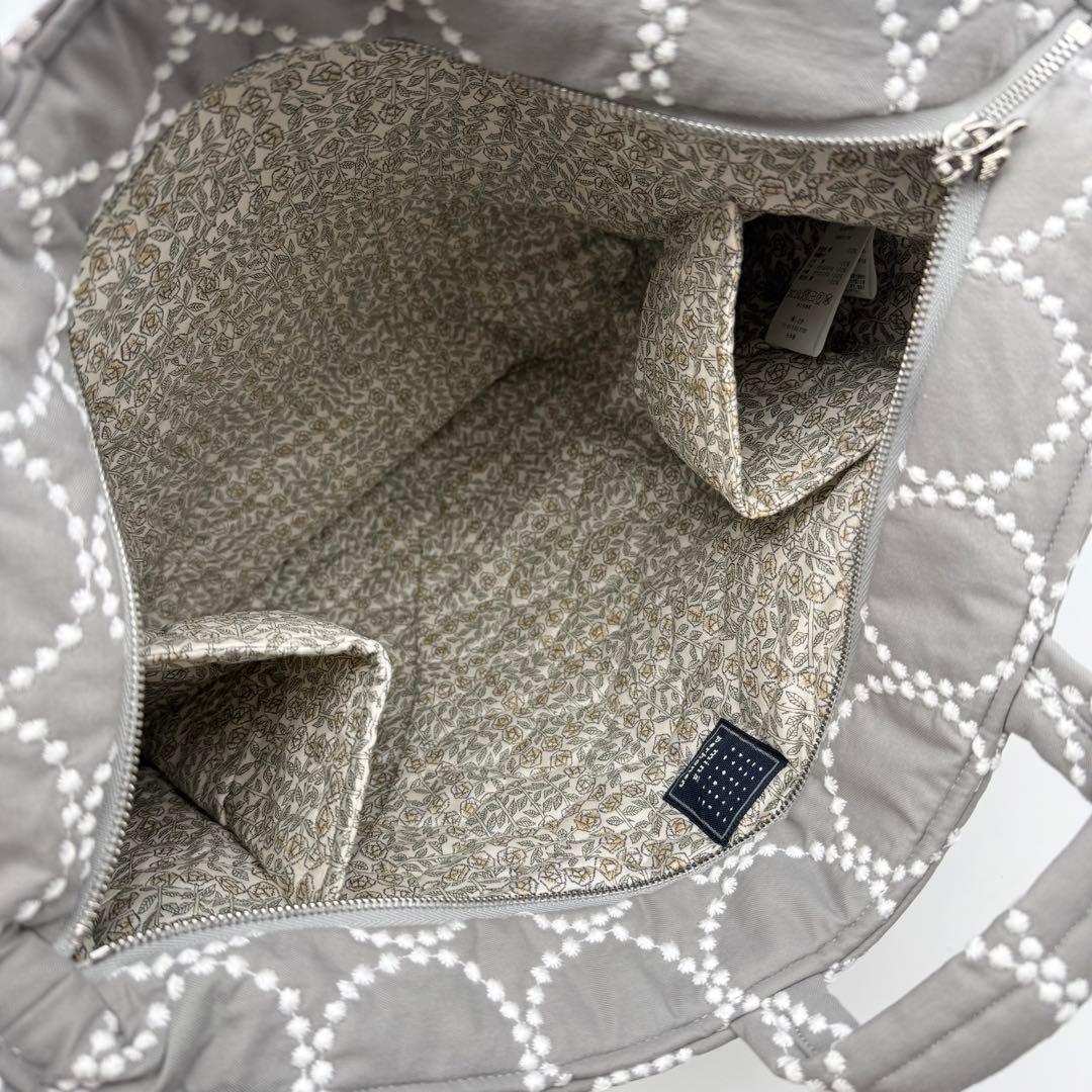 【未使用級】ミナペルホネン タンバリン ショルダーバッグ グレー L