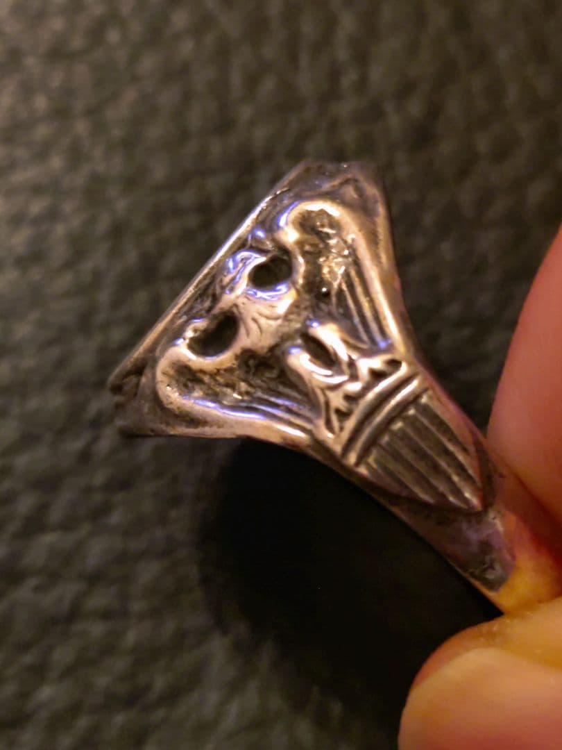 US ARMY STERLING製　ビンテージミリタリーリング【24号】