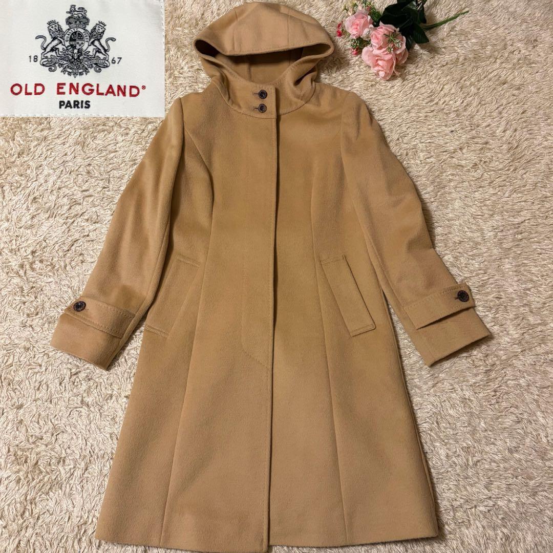 極美品　現行モデル オールドイングランド アンゴラビーバーフードコート 36