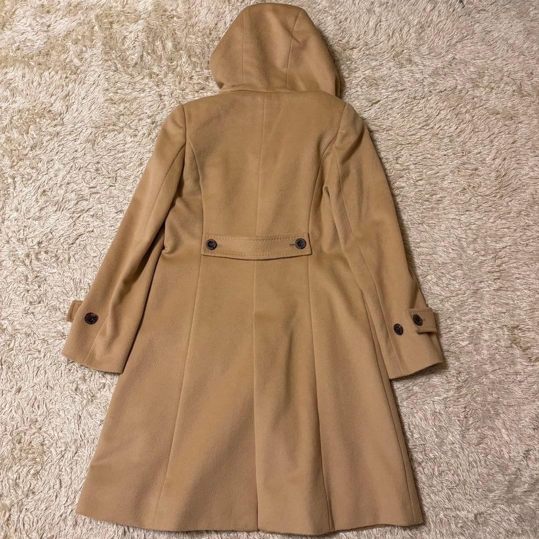 極美品　現行モデル オールドイングランド アンゴラビーバーフードコート 36