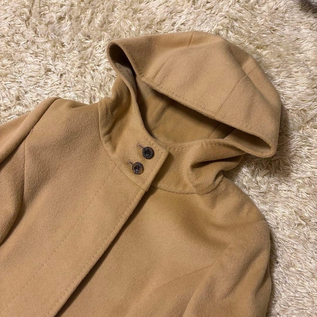 極美品　現行モデル オールドイングランド アンゴラビーバーフードコート 36