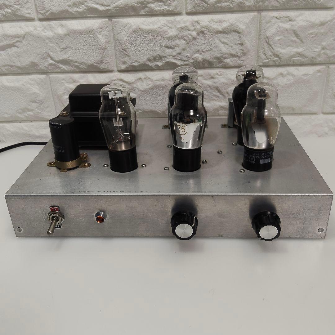 自作 真空管 パワーアンプ 動作品