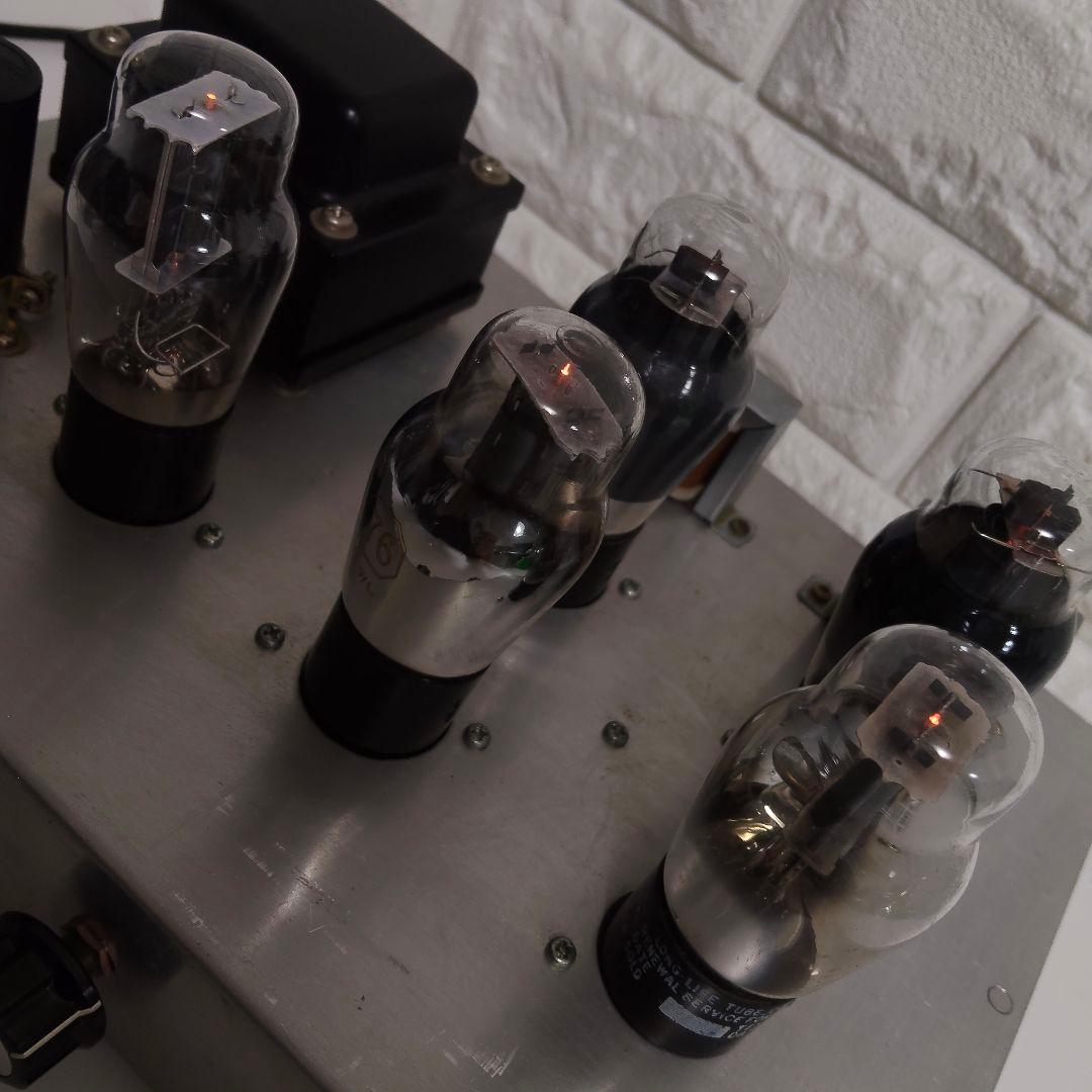 自作 真空管 パワーアンプ 動作品