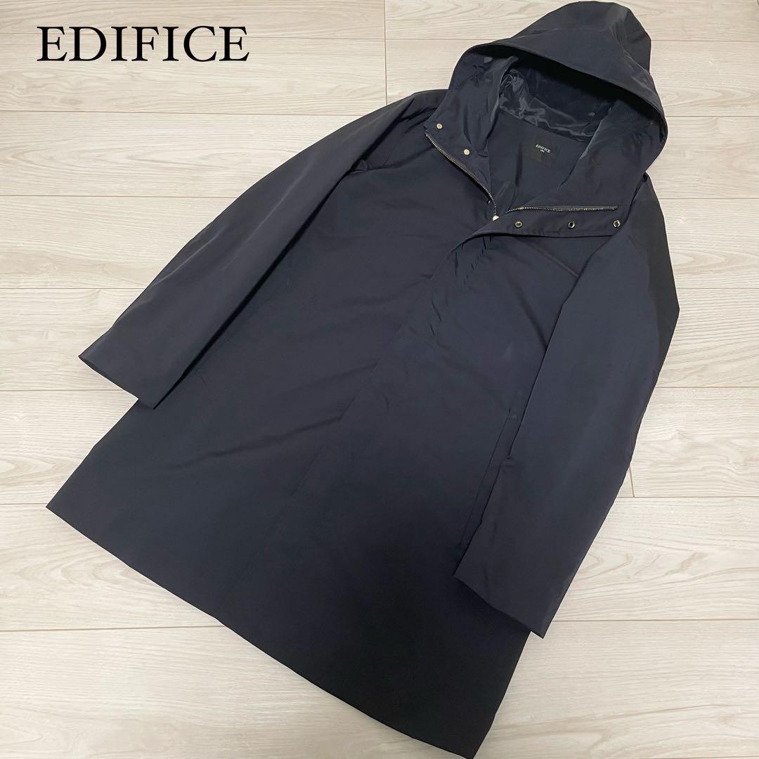 美品✨EDIFICE エディフィス フード付き コート　KOMATSU XL