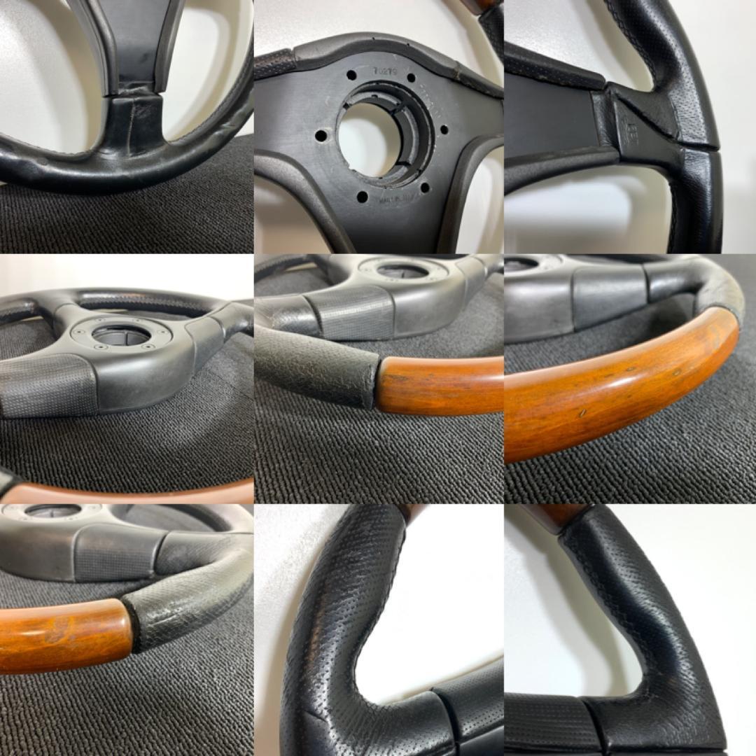 NARDI ナルディ Z5 ステアリング 36.5Φ 木目 ウッド ＆ レザー