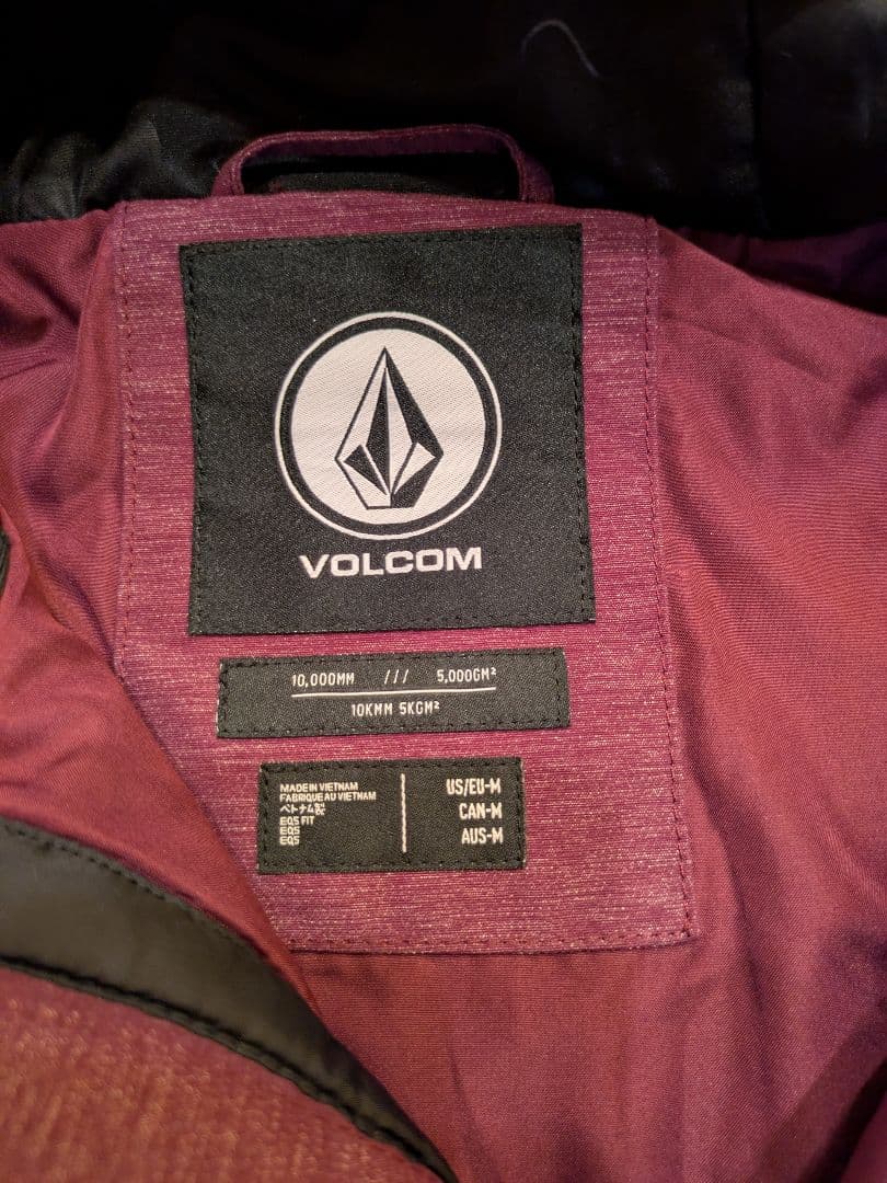 ボルコム パープルジャケットとカーキパンツセット