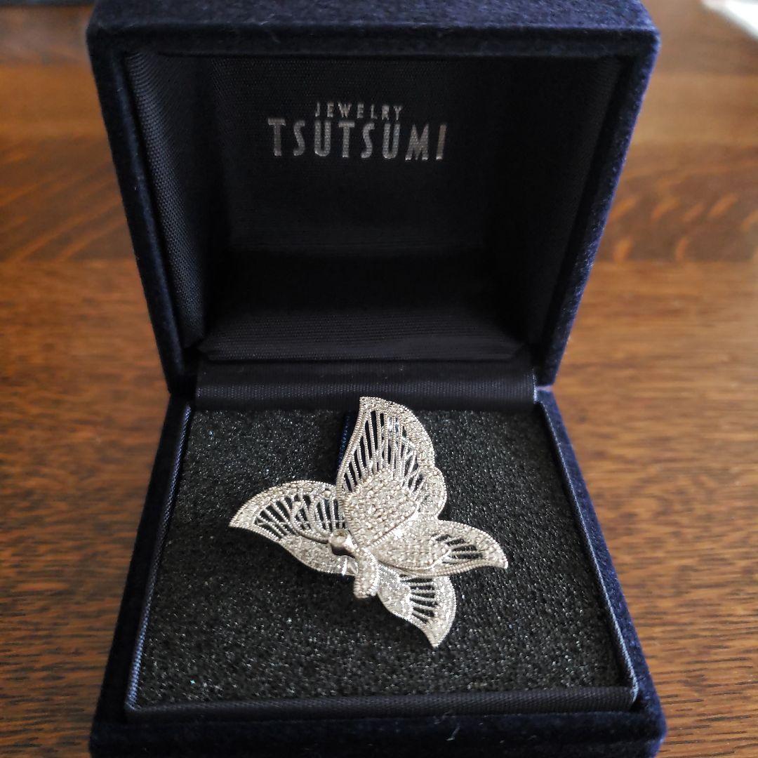 ジュエリーツツミ 蝶 ブローチ - メルカリ