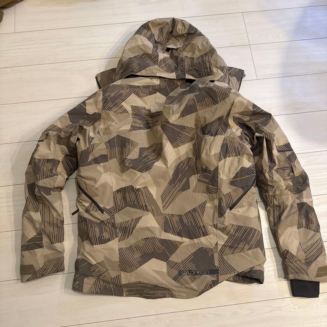 salomon 迷彩柄 スノーボードウェア Lサイズ