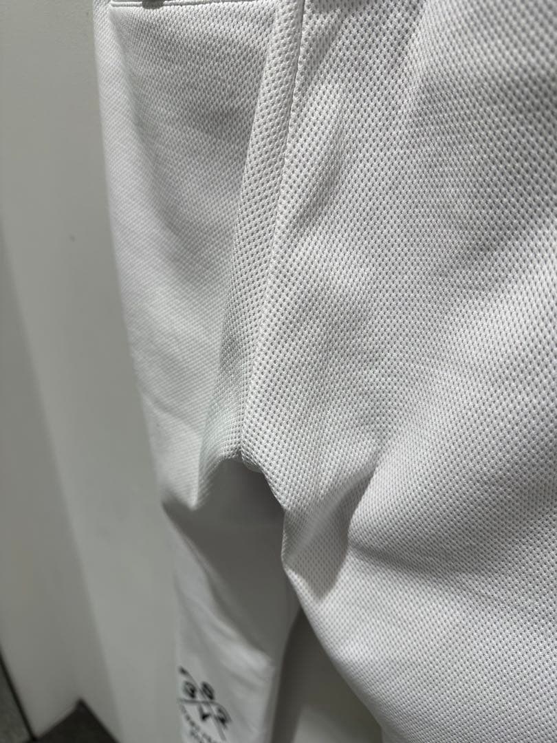 SY32ゴルフ⛳️ダブルラッセルホワイトボトム　メンズ サイズL