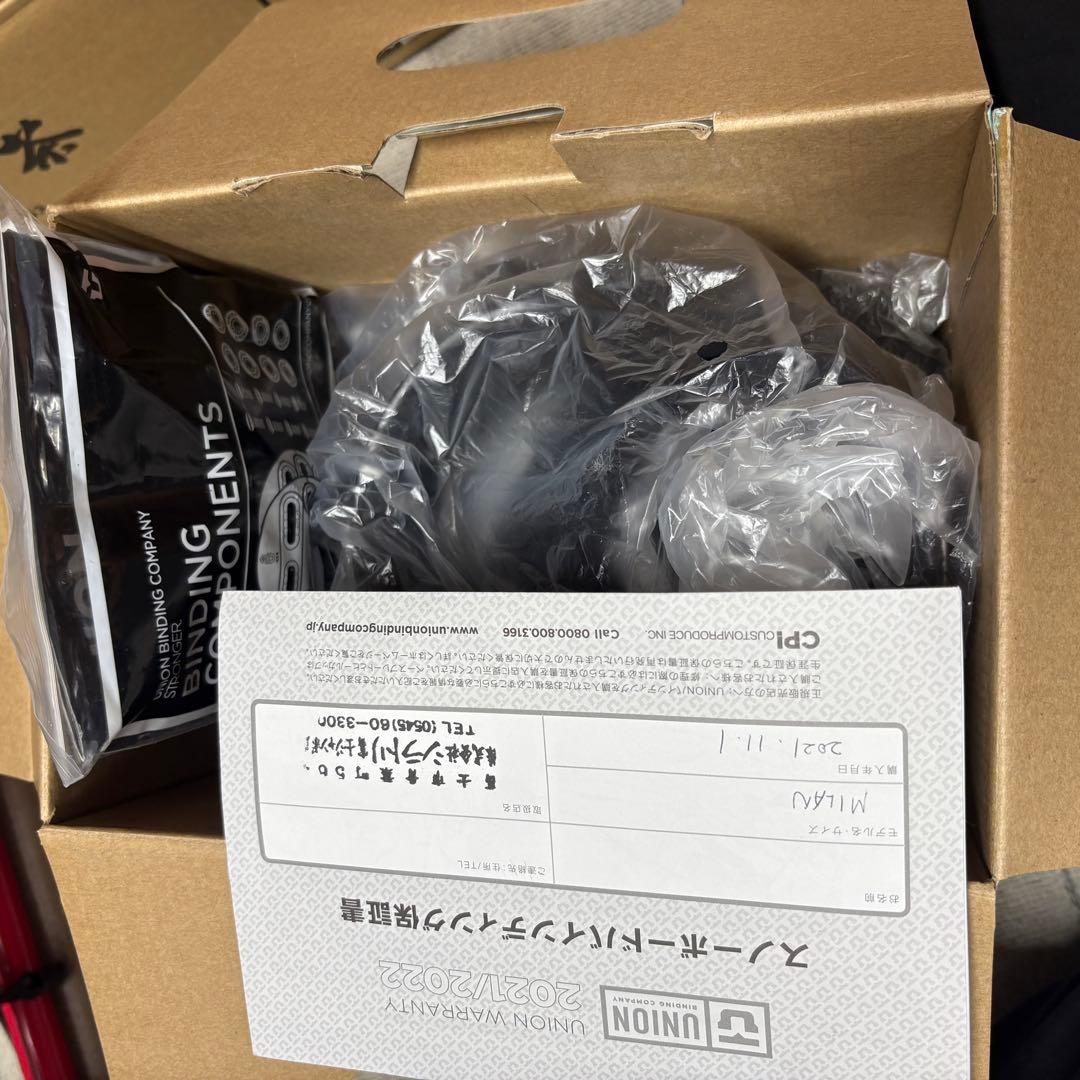 UNION MILAN スノーボード ビンディング ブラック M 2021/22 - メルカリ