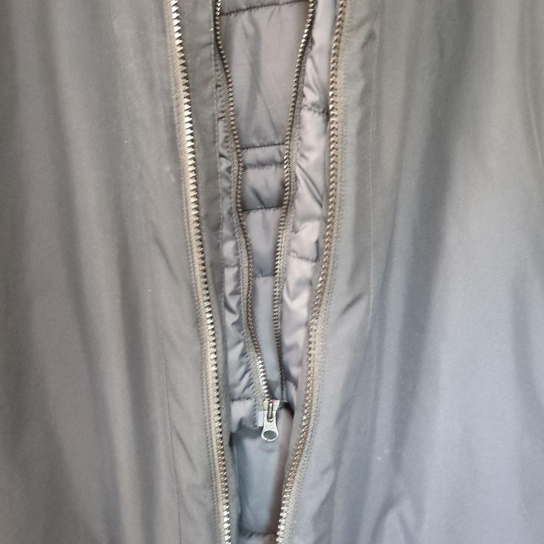 【美品】Nike ブラック黒 セミロングベンチコートXL