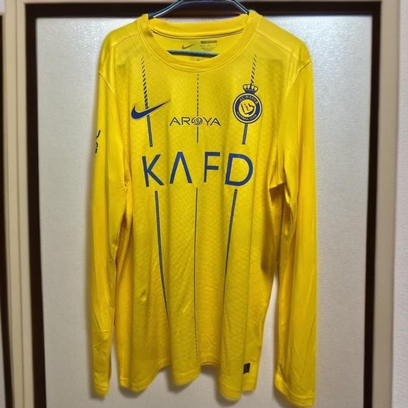 23-24 リヤド勝利 アル・ナスル 7 長袖 シャツ RONALDO