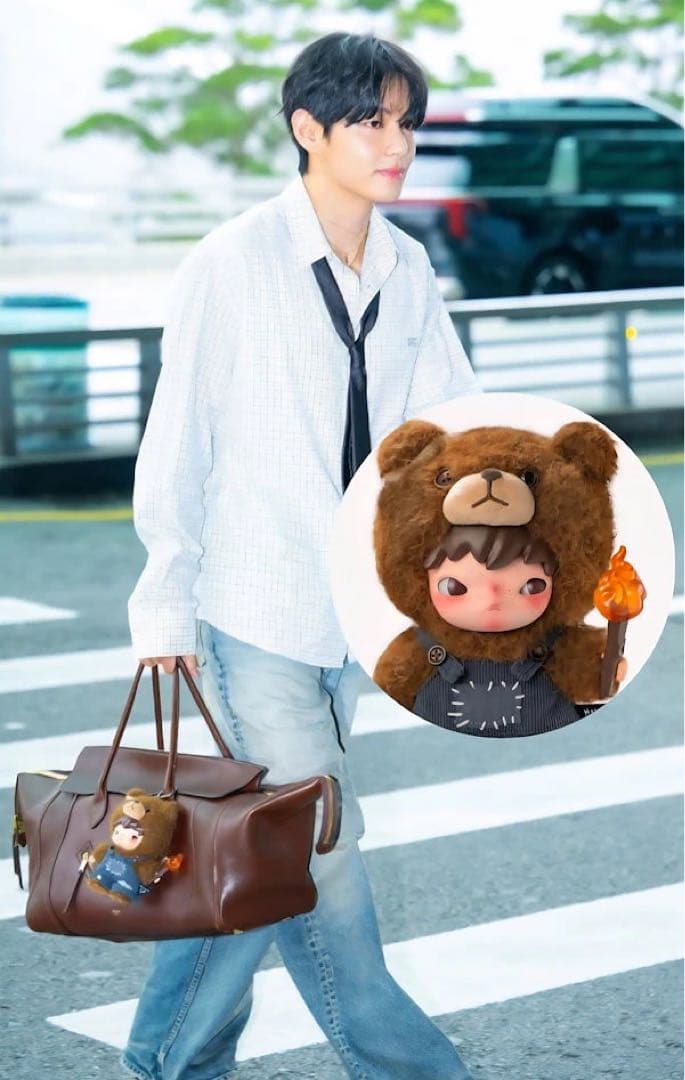 BTS テテ着用ぬいぐるみ 新品Hirono Living Wild Fight - メルカリ