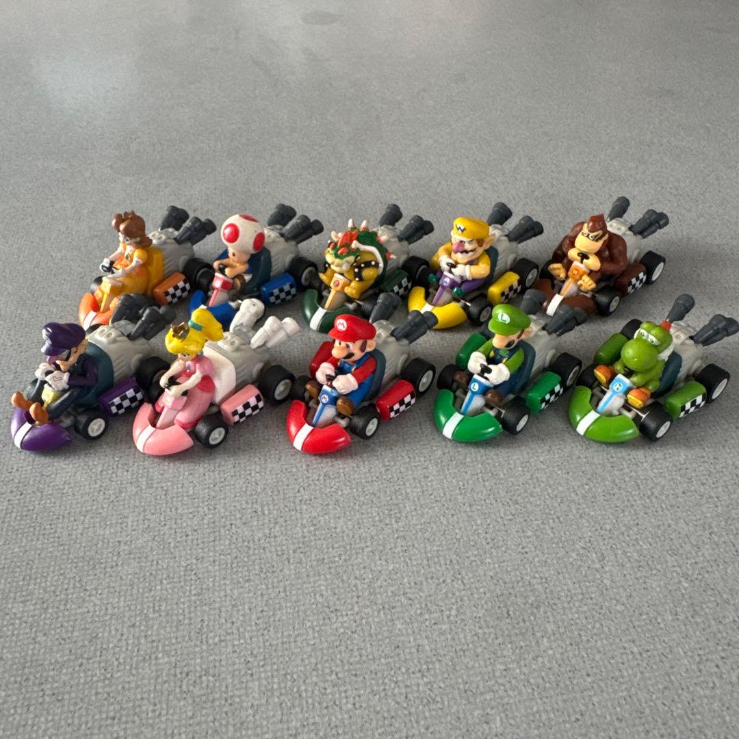 非売品】マリオカートWii プルバックカー10種コンプリートセット