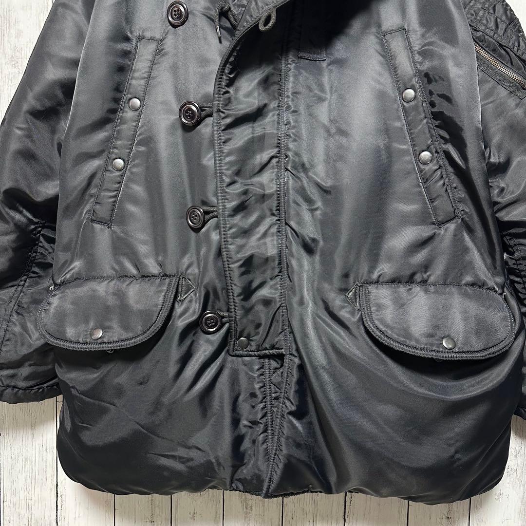【U.S.AIRFORCE☆N3B】フライトジャケット☆ミリタリー☆ブラック☆L