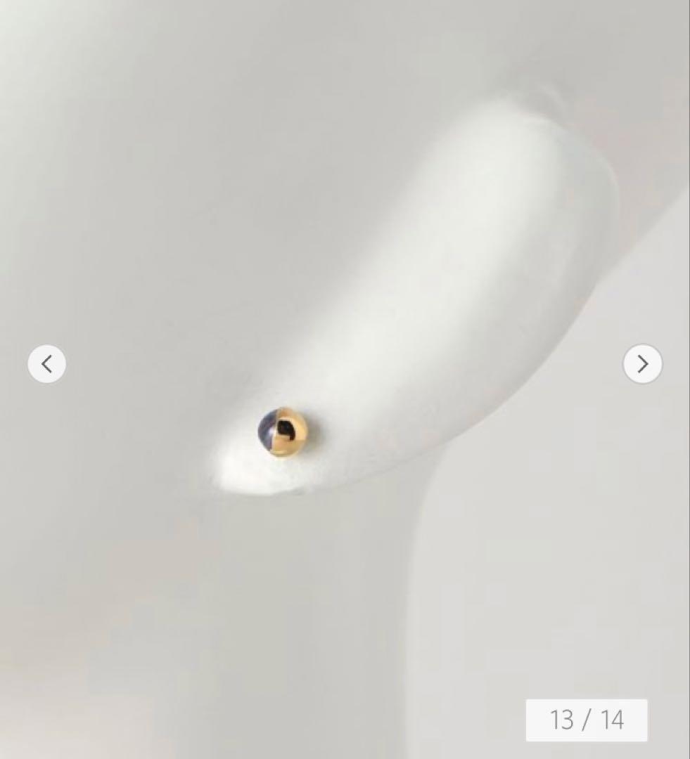 UNITED ARROWS別注 PREEK ブルーゾイサイト ピアス