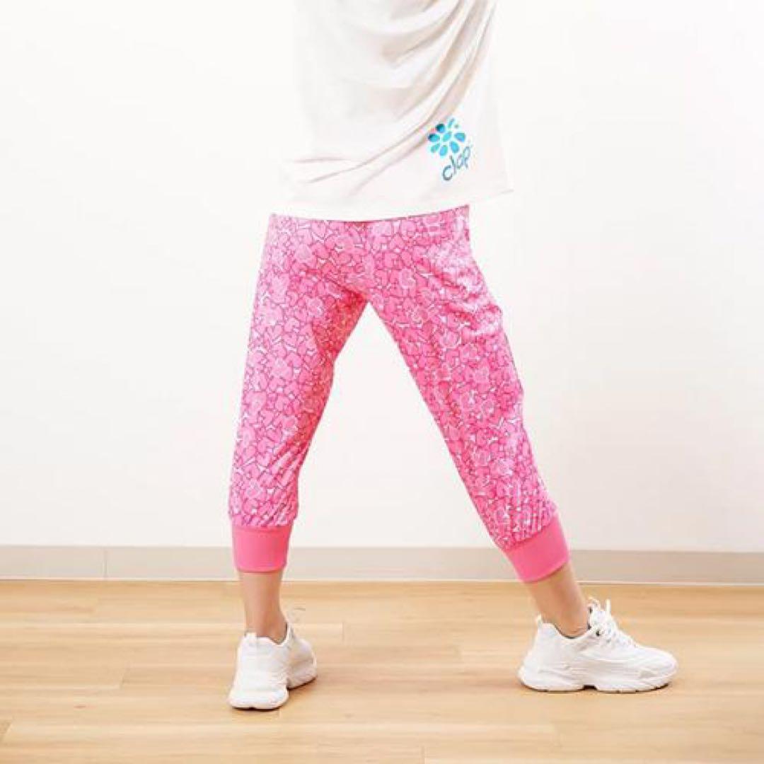 clap クラップ 新品未開封 花柄ピンクヨガパンツ Mサイズの通販はau