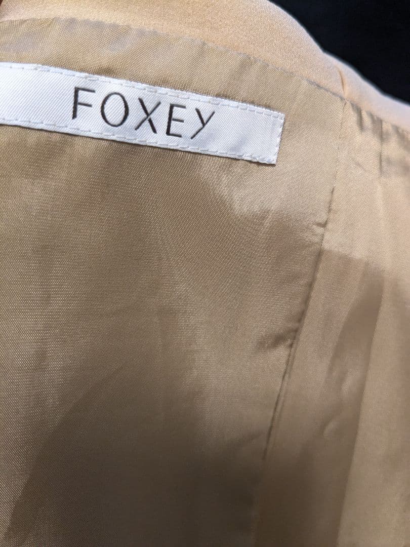 フォクシー　ワンピース　シルク　フリル　ティアード　FOXEY Gatsby