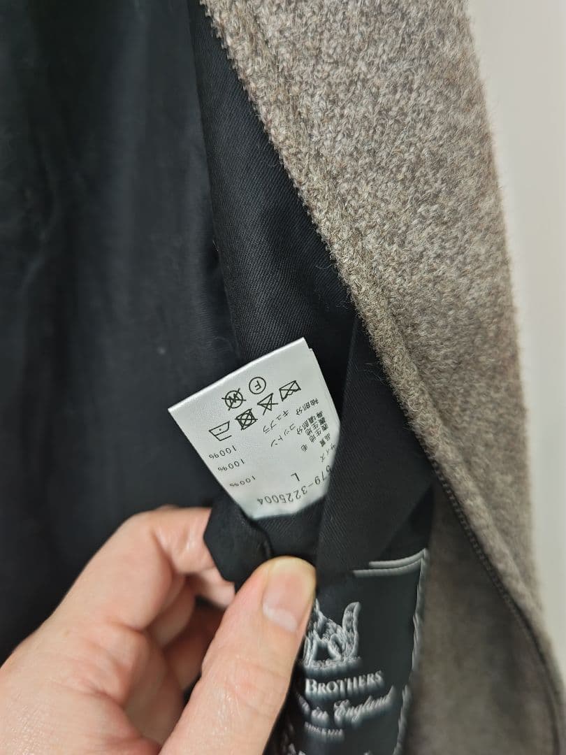 マーガレット・ハウエル　FOX BROTHERS ダブルジップ ハーフ コート