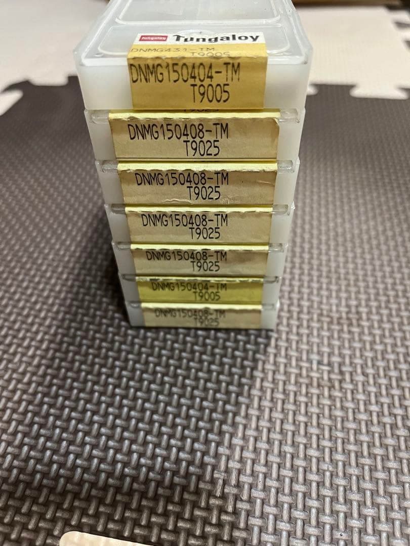 旋盤チップTUNGALOYチップ7箱セット未使用