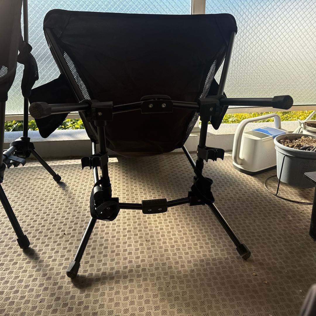 ワンティグリス ハイバックチェア 2WAY ブラック　2脚組