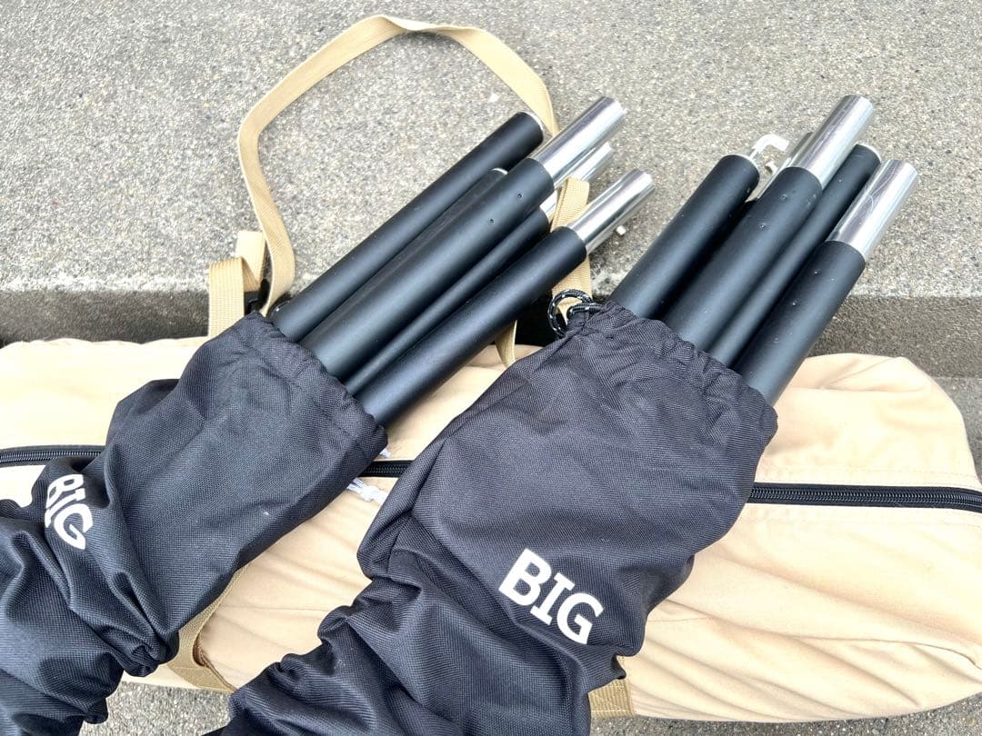 やまみち様用 DOD チーズタープ m ビッグタープポール 2本 セット