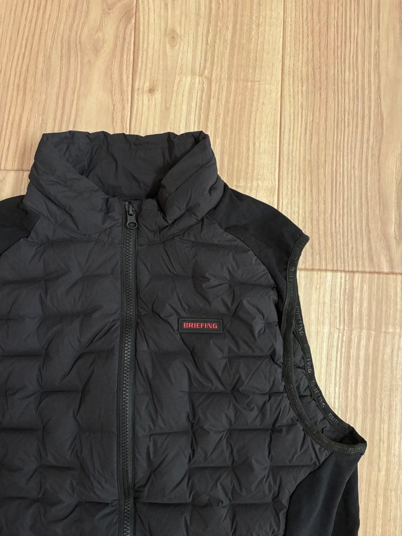 ハイブリッド　ダウンベストBRG233M50 メンズ BRIEFING クロL