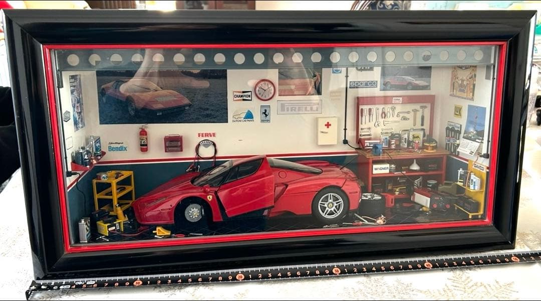 超希少ガレージ ジオラマ フェラーリ ジョアン・フェレット