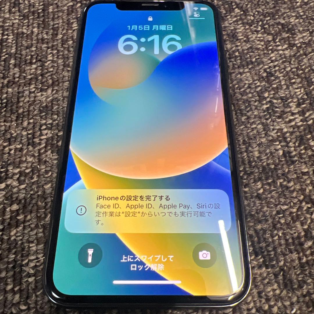 Apple iPhone X スペースグレー SIMフリー　本体