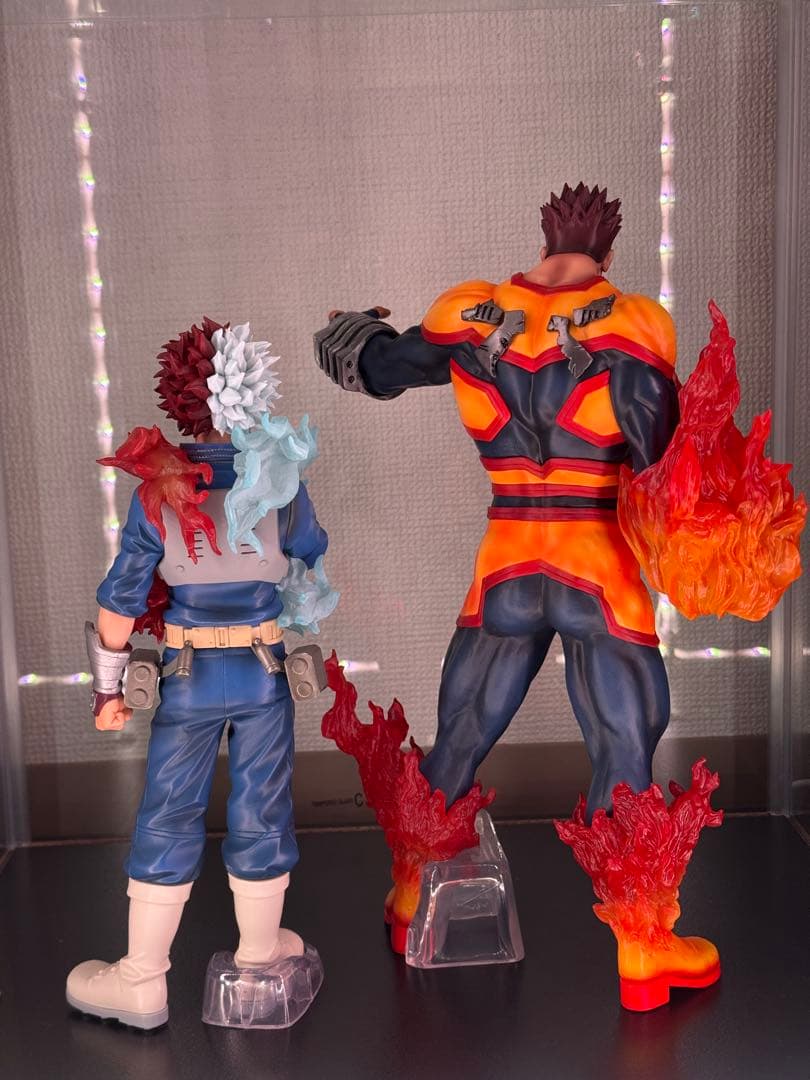 ヒロアカ 一番くじ 紡ぐ力 C賞 エンデヴァー 轟 焦凍 フィギュアセット