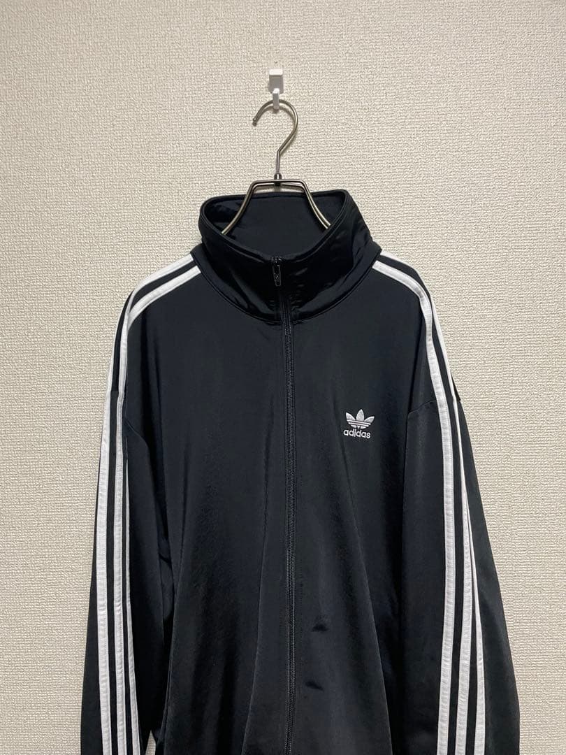 ★2XOサイズ★ アディダスオリジナルス 黒 白 トラックジャケット ジャージ