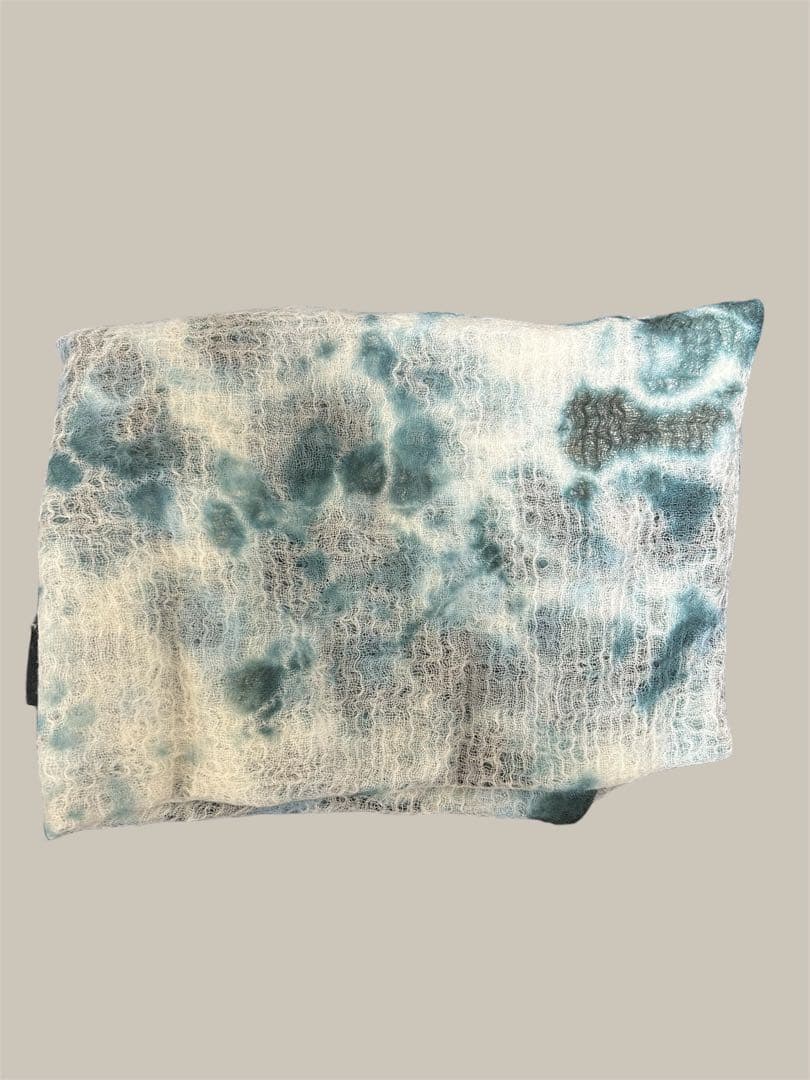 suzusan タイダイ柄 ストール カシミヤ100%