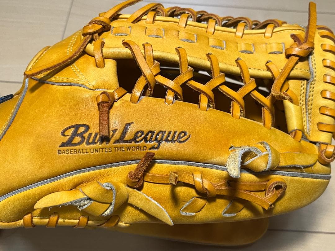 Mizuno Buw League 軟式グローブ イエロー　一般大人用