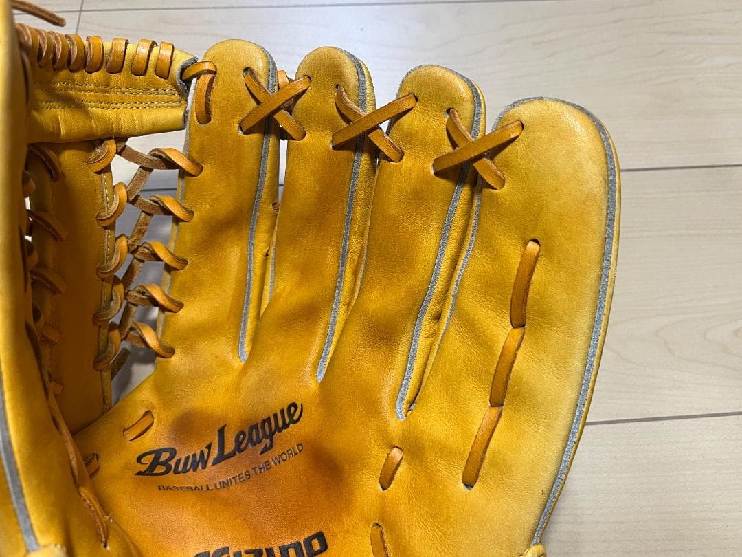 Mizuno Buw League 軟式グローブ イエロー　一般大人用