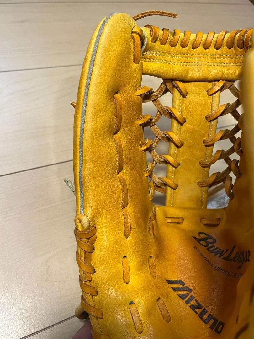 Mizuno Buw League 軟式グローブ イエロー　一般大人用