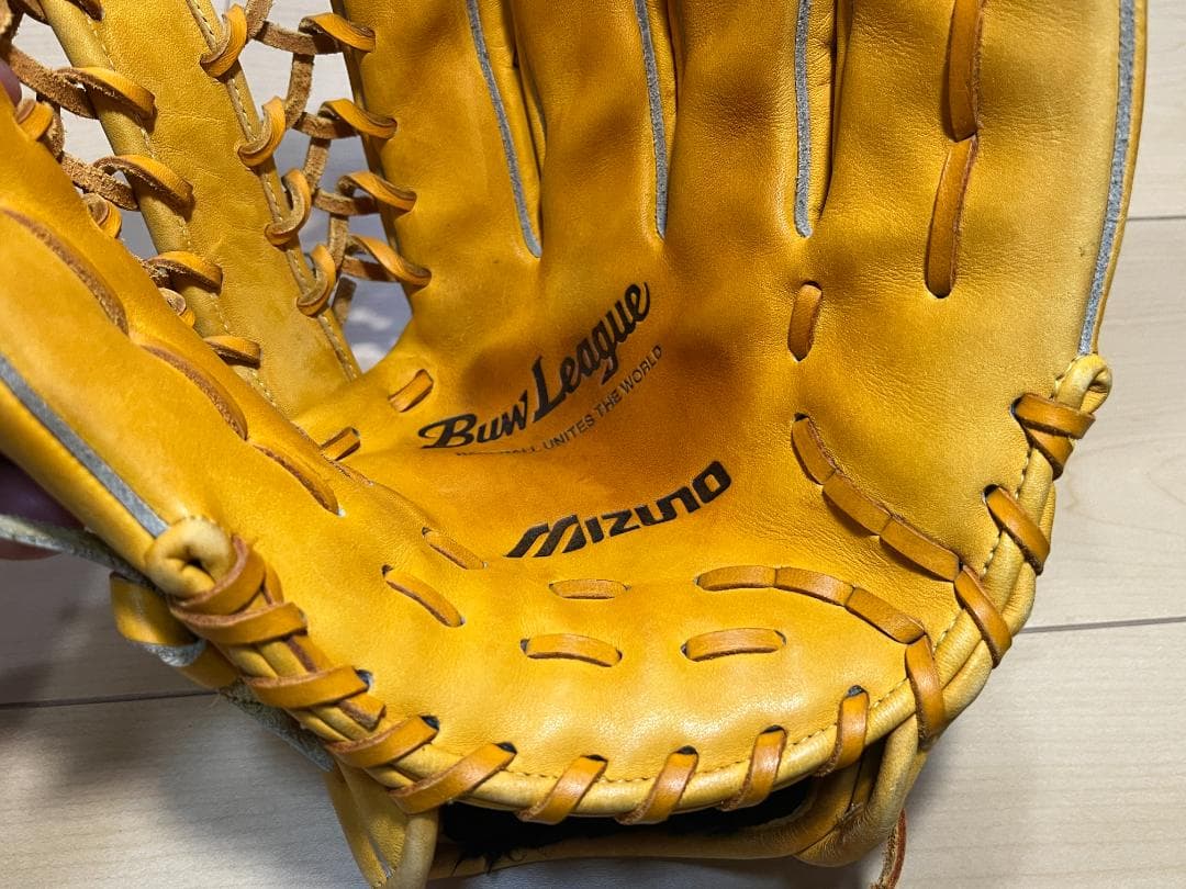 Mizuno Buw League 軟式グローブ イエロー　一般大人用