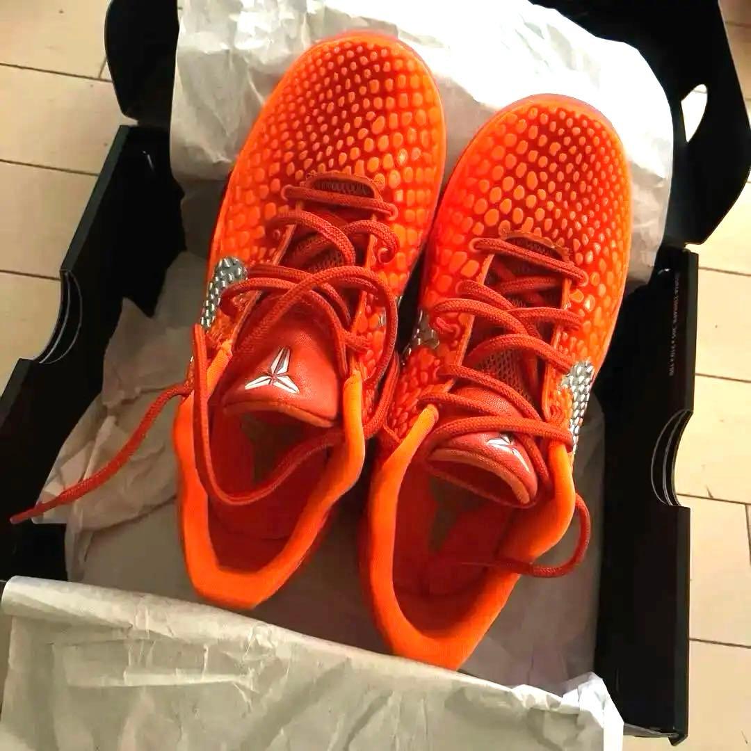 バスケ用バッグ NIKE kobe6 GS Protro \"Total Orange\" 22.5