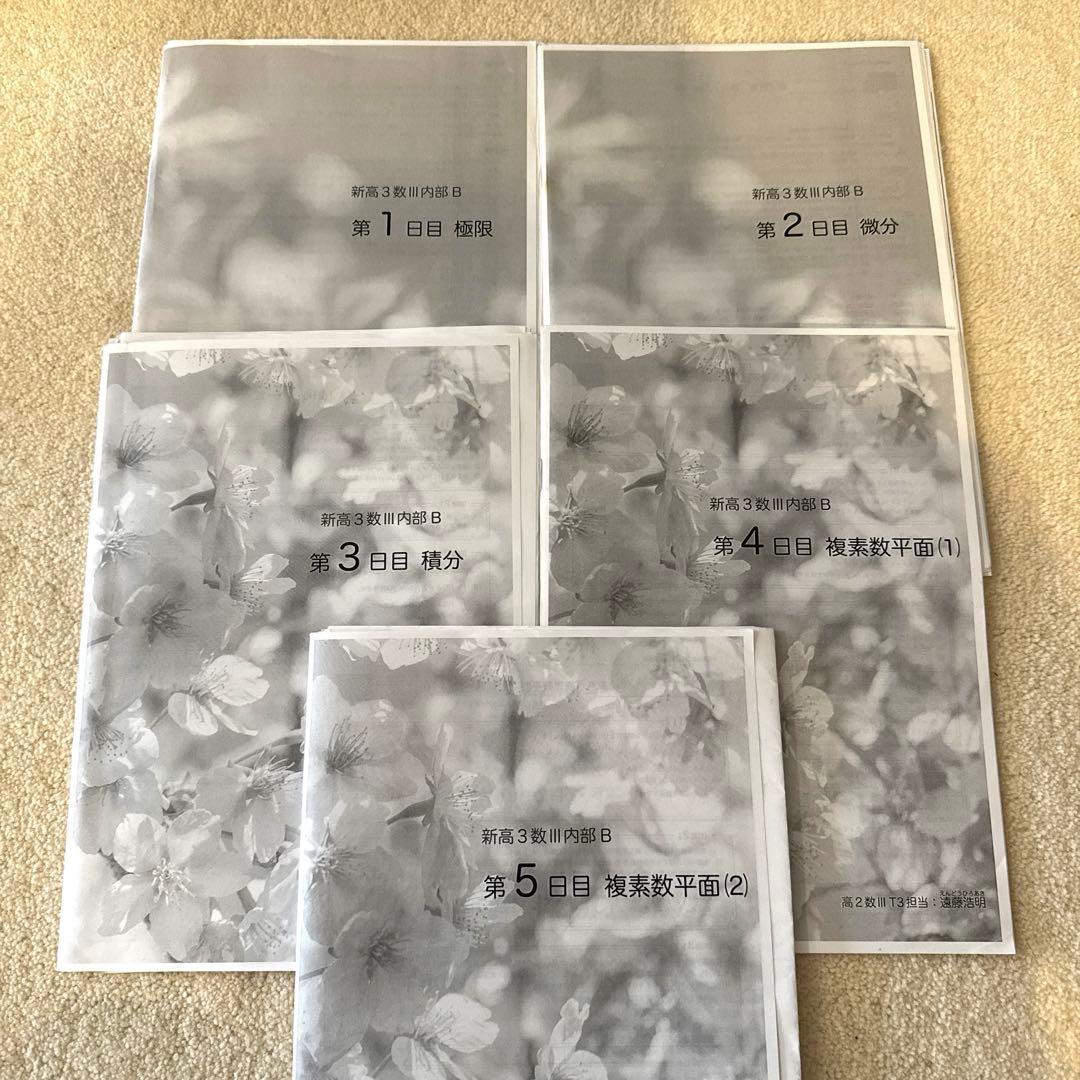 鉄緑会 新高3 数Ⅲ内部B 春期内部講習 - メルカリ