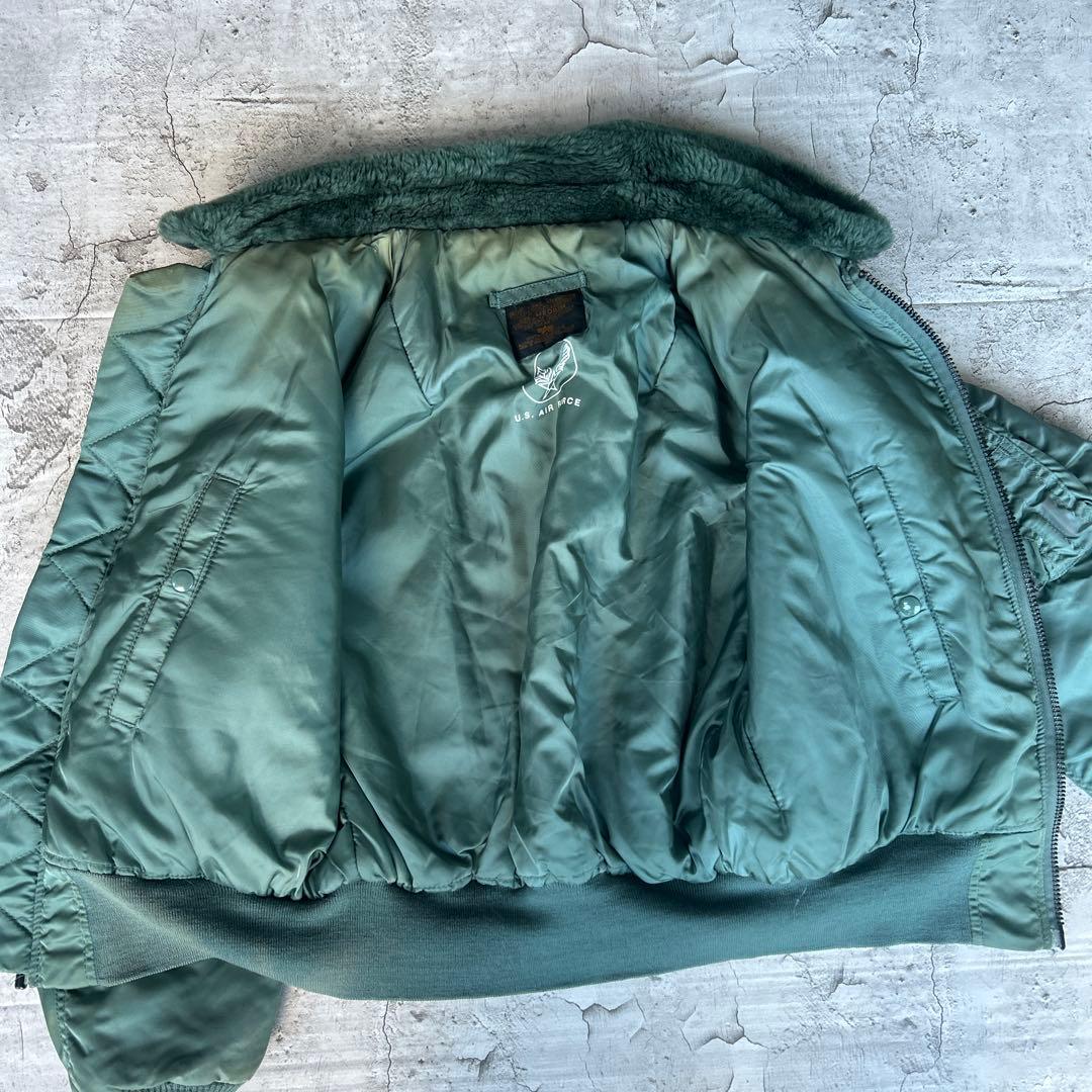 90s ALPHA B-15D 50s復刻 USA製 フライトジャケット　M