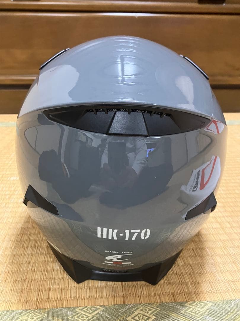 コミネ HK-170 フルフェイスヘルメット グレー Lサイズ