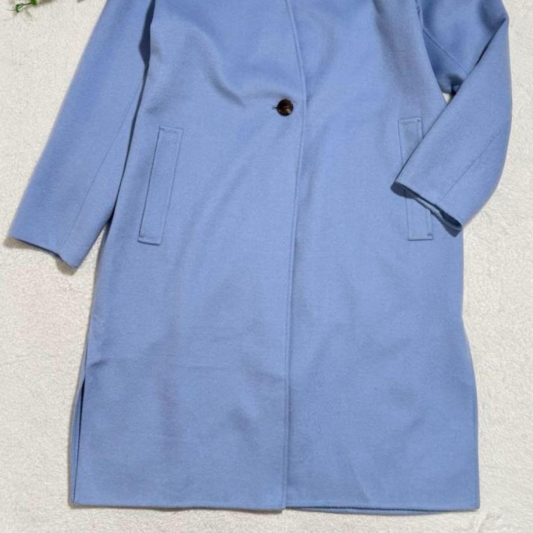 美品　23区 リバーロングコート　ダブルフェイス　ゆったり　完売　カシミア混