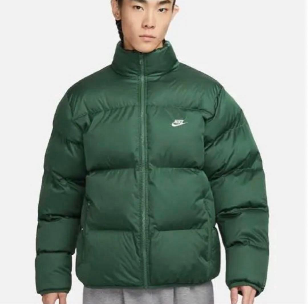 Nike ダークグリーン パファージャケット - メルカリ