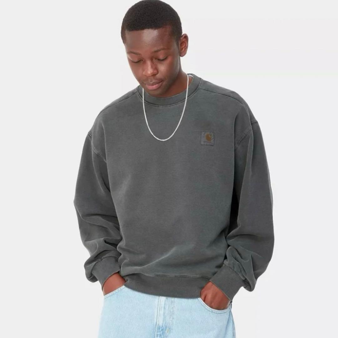 トップス VISTA SWEATSHIRT-GARMENT DYED/ GRAPHITE