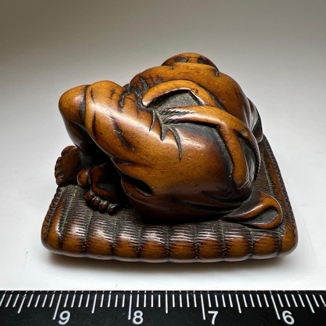 専用　時代　木彫人物根付　22g 東Y7-1105☆1Fトニサ