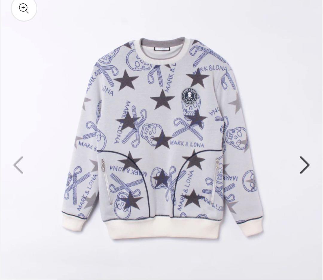 マーク＆ロナ ゴルフ スタースリンガーウィンドストッパー ニット ウェア L